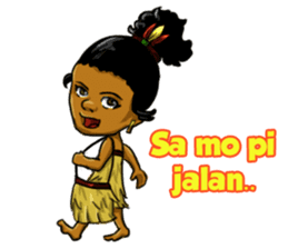 Pace & Mace YaYa - Love Papua sticker #7174116