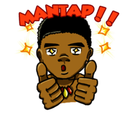 Pace & Mace YaYa - Love Papua sticker #7174122