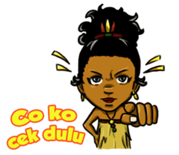 Pace & Mace YaYa - Love Papua sticker #7174133