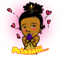Pace & Mace YaYa - Love Papua sticker #7174138