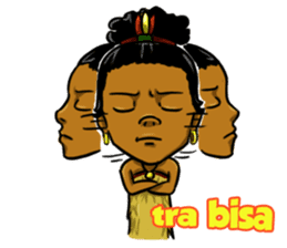 Pace & Mace YaYa - Love Papua sticker #7174141