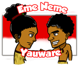 Pace & Mace YaYa - Love Papua sticker #7174143