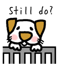 Loose dog(English version) sticker #7174585