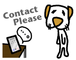 Loose dog(English version) sticker #7174591