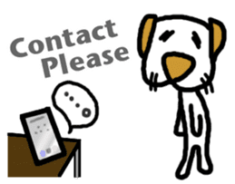 Loose dog(English version) sticker #7174591