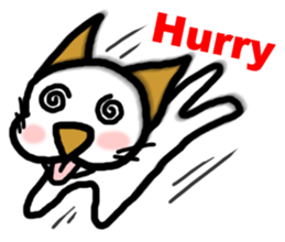 Loose dog(English version) sticker #7174601