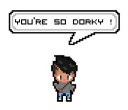 Kim My Status : Pixel sticker #7175389