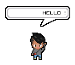 Kim My Status : Pixel sticker #7175392