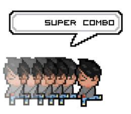 Kim My Status : Pixel sticker #7175402