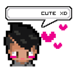 Kim My Status : Pixel sticker #7175416