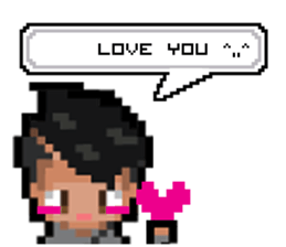 Kim My Status : Pixel sticker #7175417