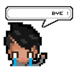 Kim My Status : Pixel sticker #7175418