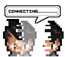 Kim My Status : Pixel sticker #7175420