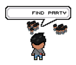 Kim My Status : Pixel sticker #7175422