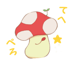 Mushrooms Sticker. sticker #7175949