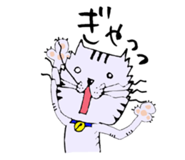 TAKUchan of a pheasant cat 2 sticker #7176215