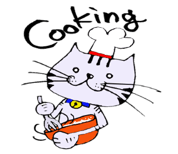 TAKUchan of a pheasant cat 2 sticker #7176220