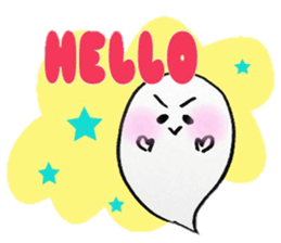 sweet ghost sticker sticker #7176905