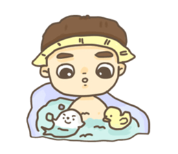 Baby K and Seal sticker #7177233