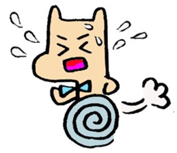 Pony wearing a bow sticker #7177495