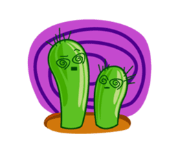 cactus twins sticker #7177587