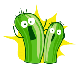 cactus twins sticker #7177595