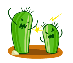 cactus twins sticker #7177603