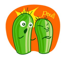 cactus twins sticker #7177612