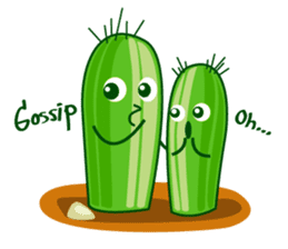 cactus twins sticker #7177613