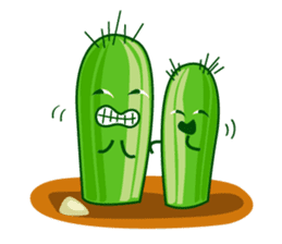 cactus twins sticker #7177615