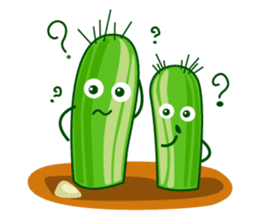 cactus twins sticker #7177616
