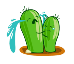 cactus twins sticker #7177621