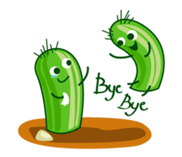 cactus twins sticker #7177623