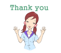 Cute girls everyday sticker #7177631