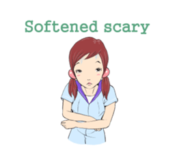 Cute girls everyday sticker #7177637