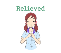 Cute girls everyday sticker #7177640