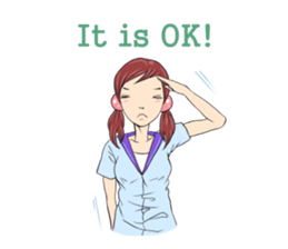 Cute girls everyday sticker #7177651