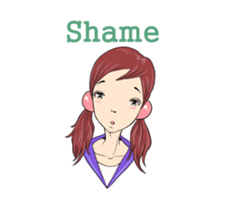 Cute girls everyday sticker #7177663