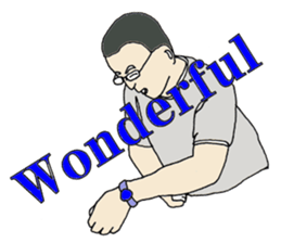 Daily one Key word sticker #7177742