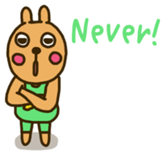 Blushing Bunny sticker #7178106