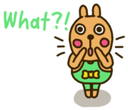 Blushing Bunny sticker #7178133