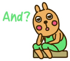 Blushing Bunny sticker #7178135