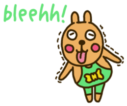 Blushing Bunny sticker #7178145