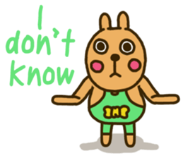 Blushing Bunny sticker #7178167