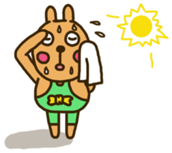 Blushing Bunny sticker #7178171