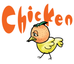 Fairy of mandarin orange and kappa sticker #7178192