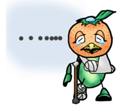 Fairy of mandarin orange and kappa sticker #7178195