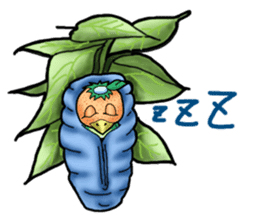 Fairy of mandarin orange and kappa sticker #7178196