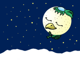 Fairy of mandarin orange and kappa sticker #7178199