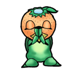 Fairy of mandarin orange and kappa sticker #7178202
